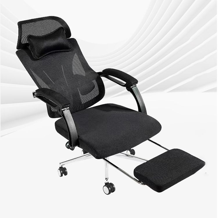 Modern Office Chair Adjustable Seat Height Padded Arms Desk Chair with Wheels