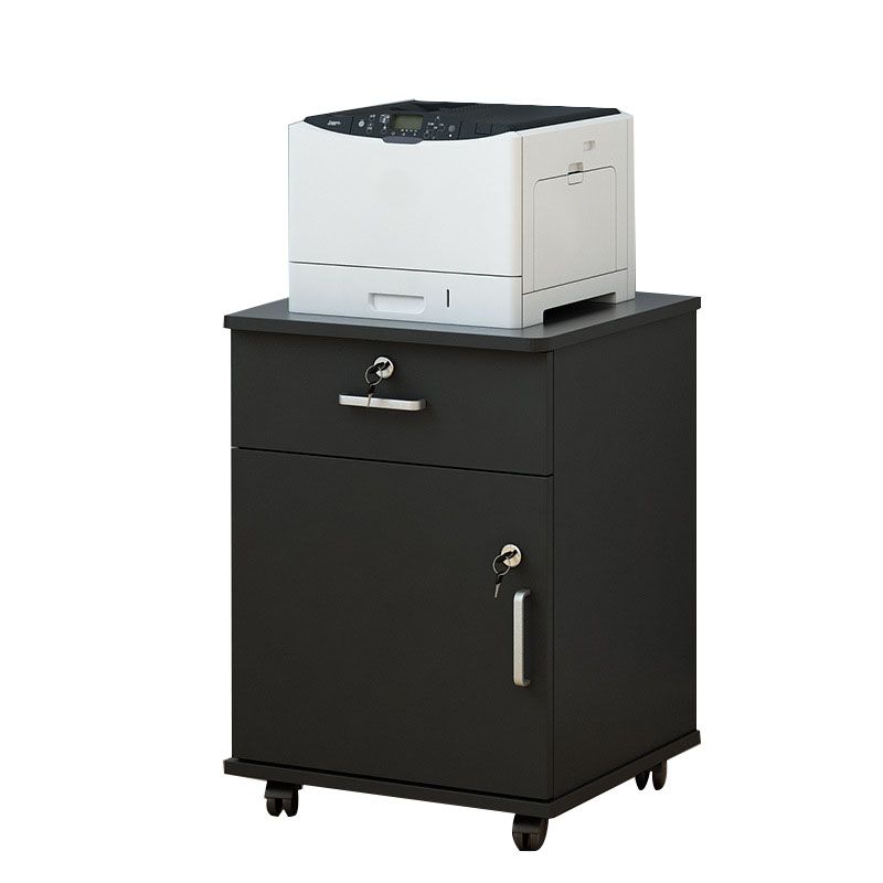 Industrial Cabinet Wood Locking Drawers and Storage Filing Cabinet with Wheels