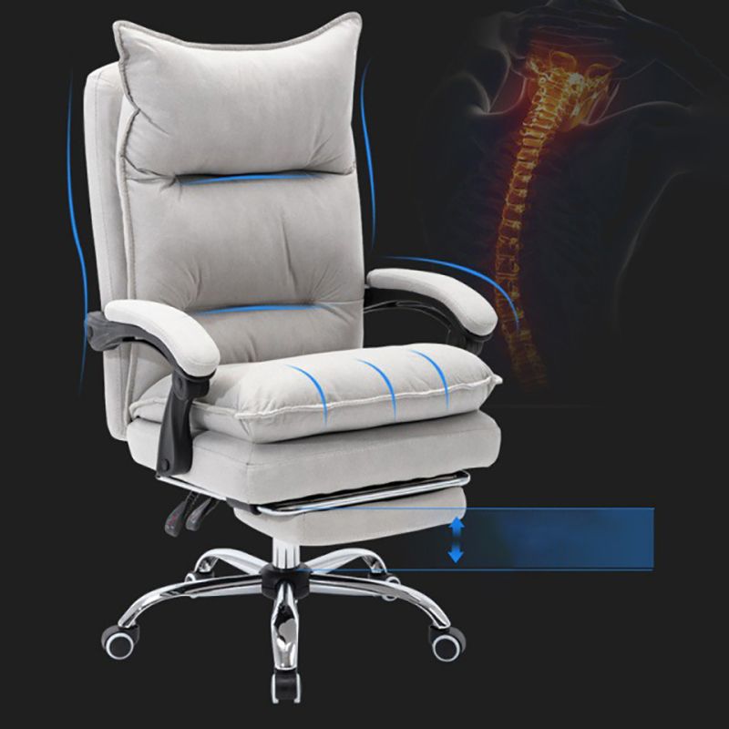 Contemporary Office Chair with Arms Adjustable Task Chair with Wheels