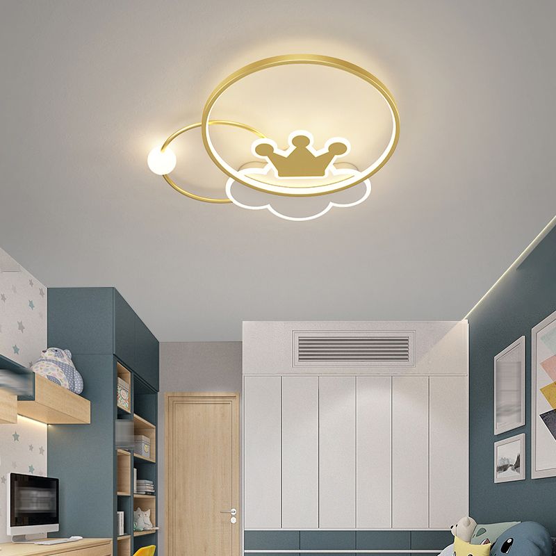 Kids Style Unique Shape Ceiling Fixtures Metal Ceiling Mounted Lights