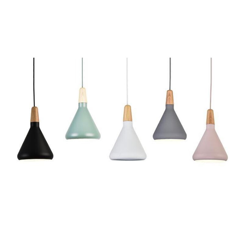 Modern Simplicity Cone Hanging Pendnant Lamp Aluminum Hanging Pendant Lights for Restaurant