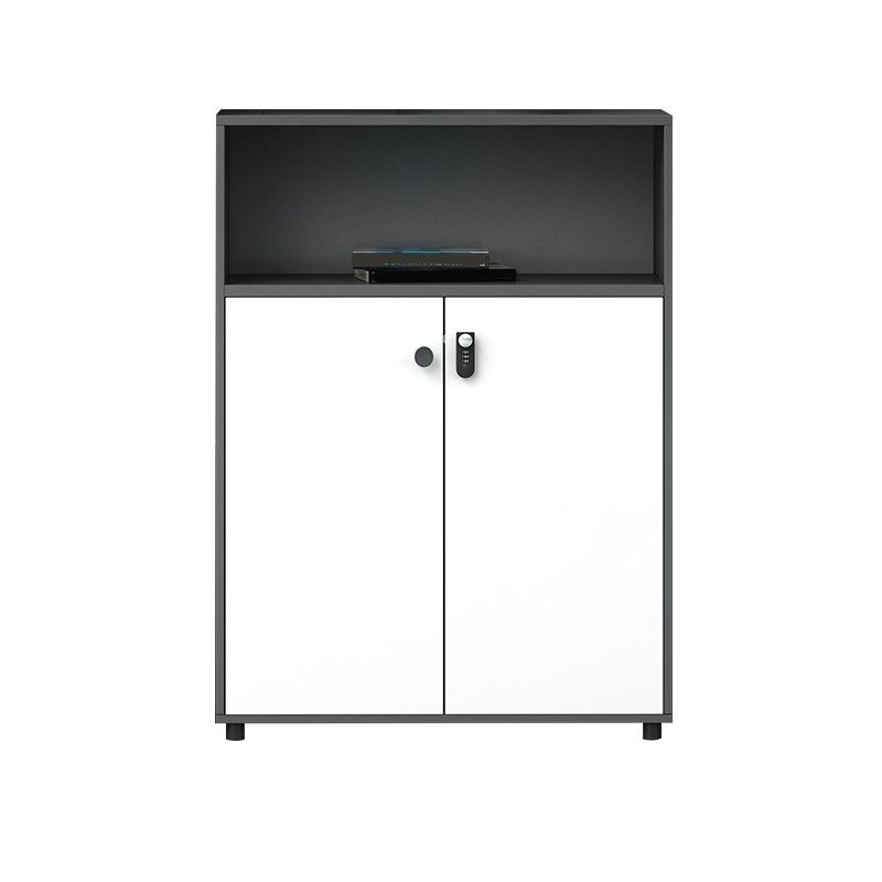 Modern File Cabinet Wooden Filing Cabinet with Lock Storage for Office