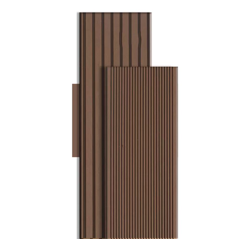 Waterproof Engineered Hardwood Flooring Medium Wood Click-Locking for Patio Garden