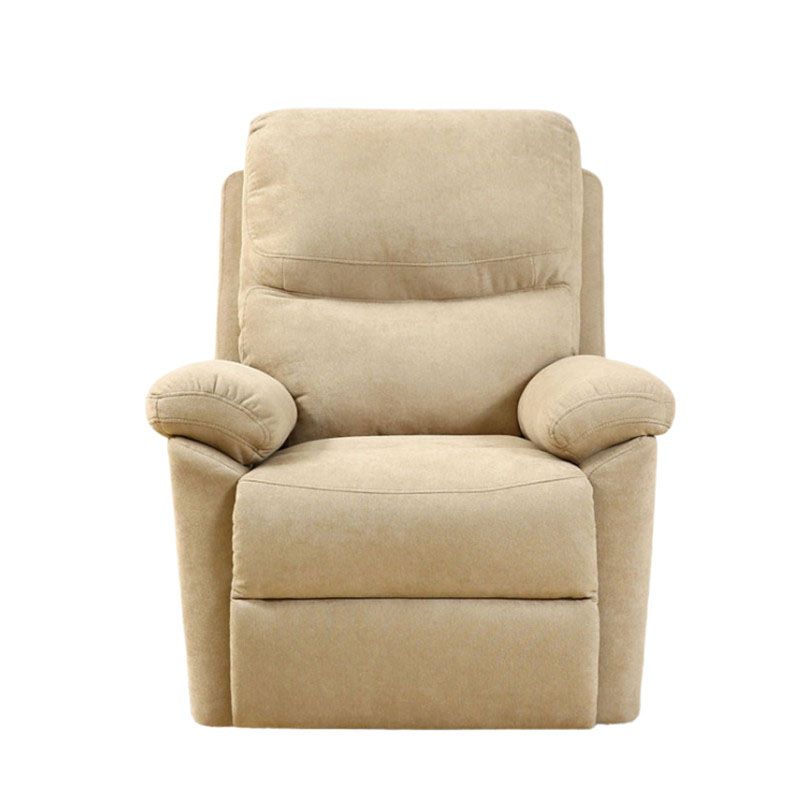 Contemporary Metal Frame Standard Recliner Solid Color Recliner Chair