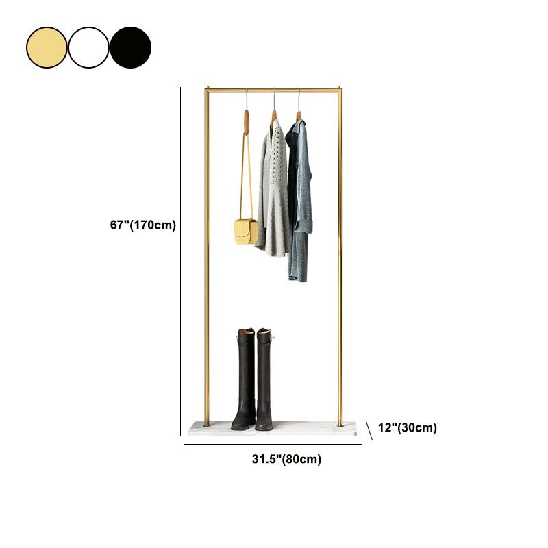 Contemporary Hall Stand Metal No Distressing Free Standing Coat Rack