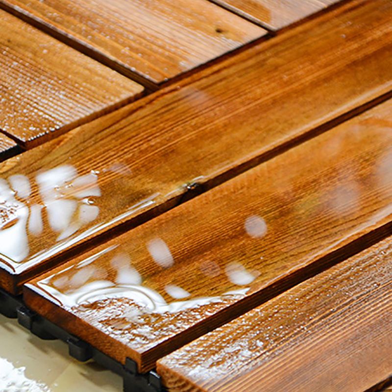 Wood Deck/Patio Flooring Tiles Snapping Installation Floor Board Tiles