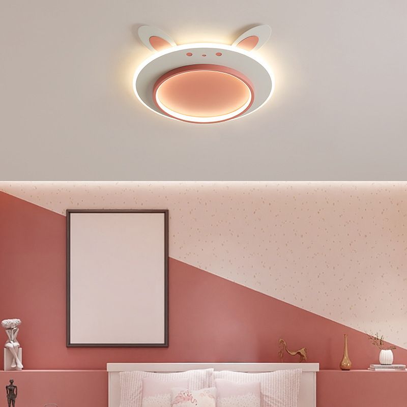 LED Ceiling Mount Light Children Ceiling Light with Acrylic Shade for Kid's Room