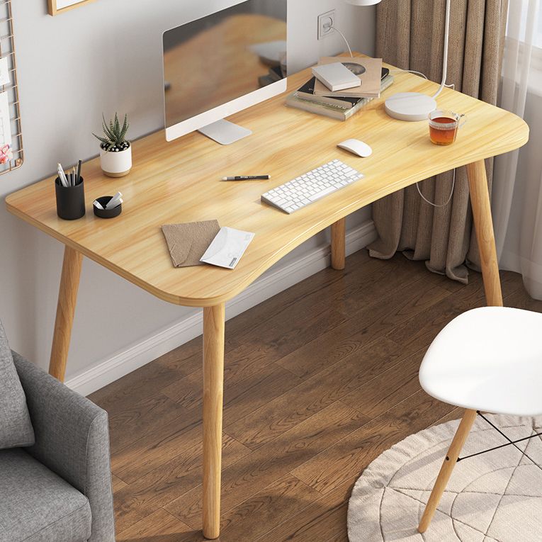 Modern Freeform Home Writing Desk Dormitory Artificial Wood Office Desk