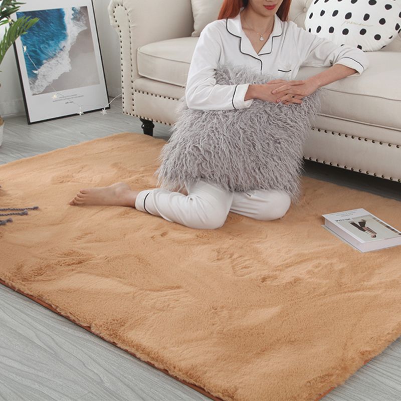 Tapis nature multi-couleurs Un tapis nordique en peluche Nordic Washable Anti-slip Backing Tacle résistant à la zone de la tache pour le salon