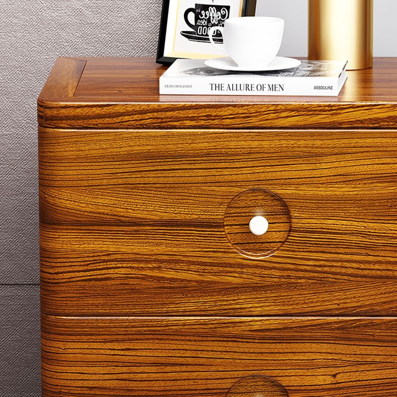 Modern Accent Table Nightstand Solid Wood Nightstand for Bedroom