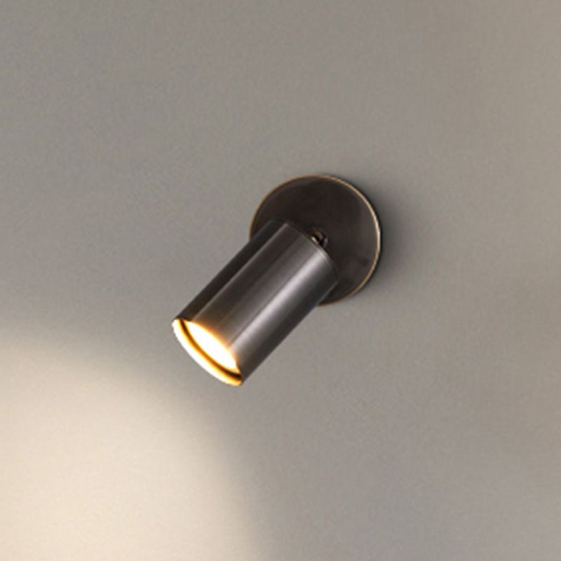 Solid Brass Bath Sconce Post Modern 1 / 2 Lights Bathroom Lighting in Black / Gold