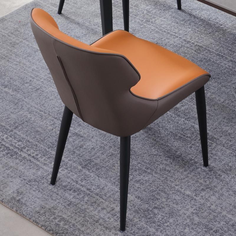 Upholstered Dining Side Chair Leather Dining Chair for Dining Room