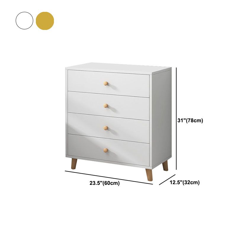 Wooden Dresser Modern Style Vertical Bedroom Storage Chest Dresser with Drawers