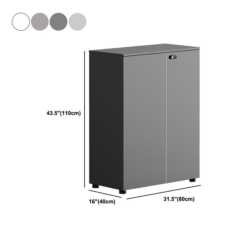 Metal Filing Cabinet Contemporary Fire-Resistant File Cabinet with Lock and Storage