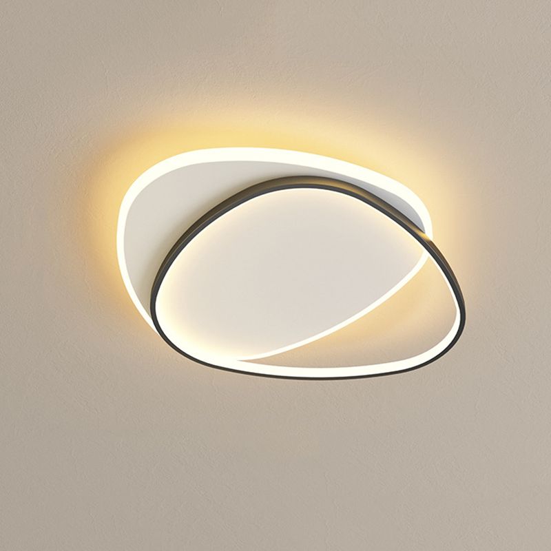 Circular Metal Led Flush Mount Ceiling Light Fixtures Modern Style Led Flush Light