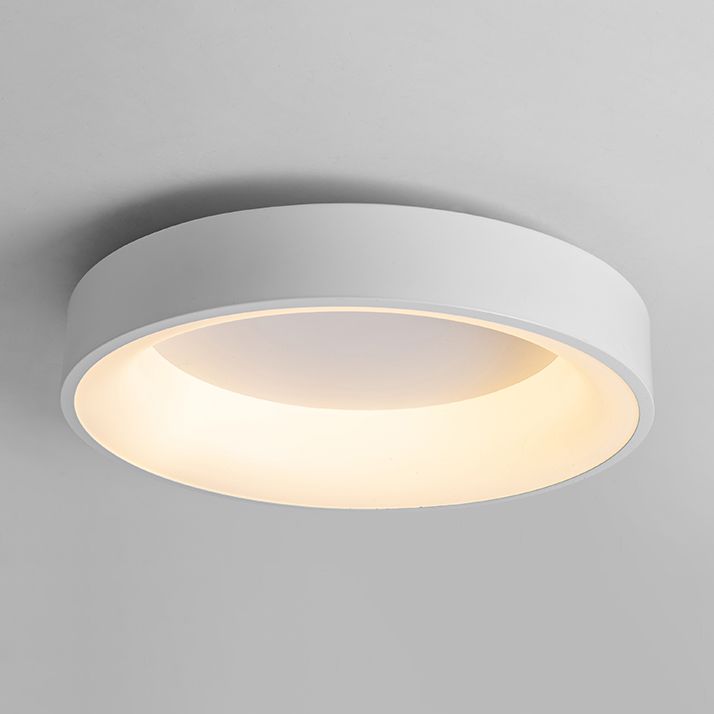 Modern Simple LED Ceiling Light Fixture Bedroom Round Flush Mount Ceiling Lamp