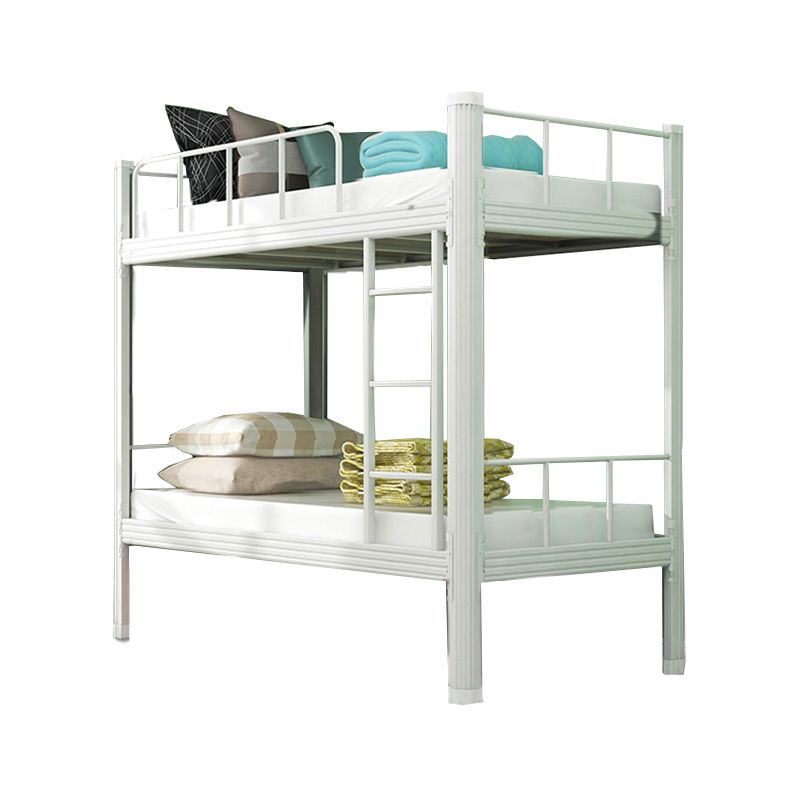 Contemporary Metal Platform Bed Open Frame Bunk Bed with Guardrail