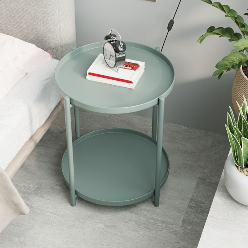 White/green/Black/yellow 4 Legs Modern Style Metal Iron Nightstand