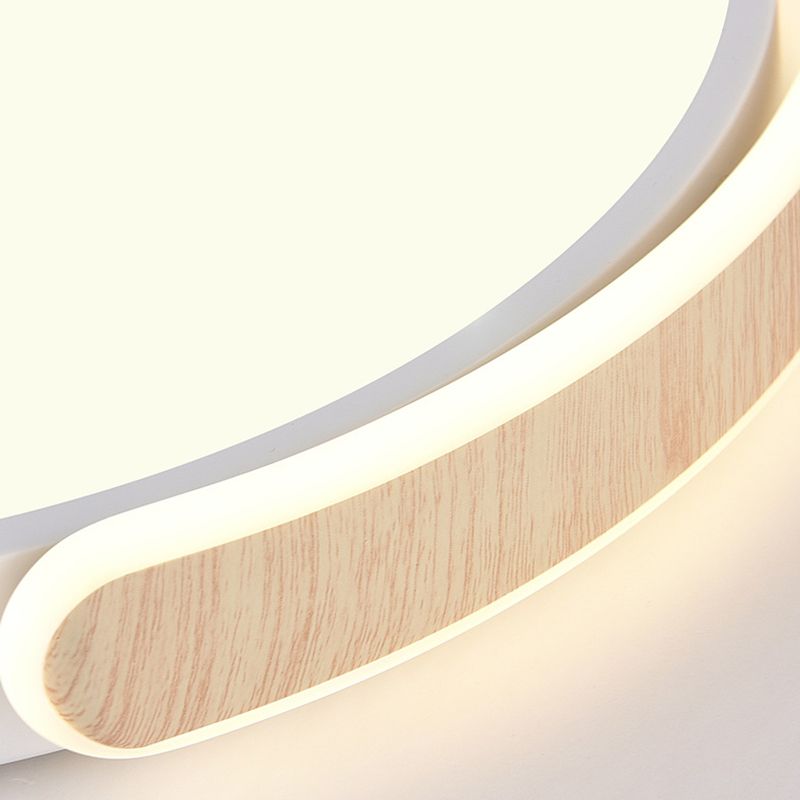 LED White Ceiling Light Modern Acrylic Flush Mount Lighting for Room