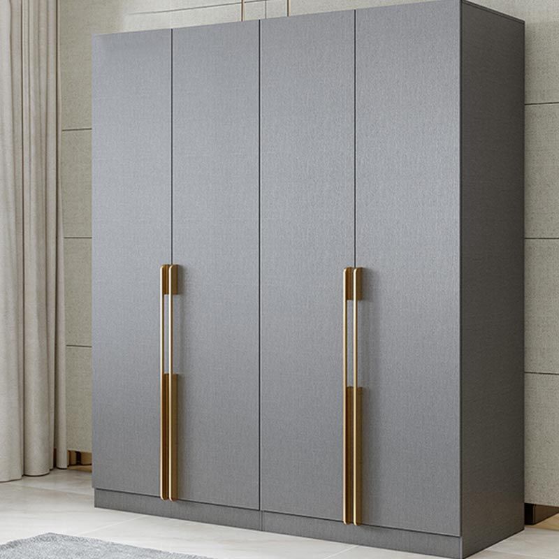 Contemporary Style Wood Wardrobe Soft Close Drawer Wardrobe Closet