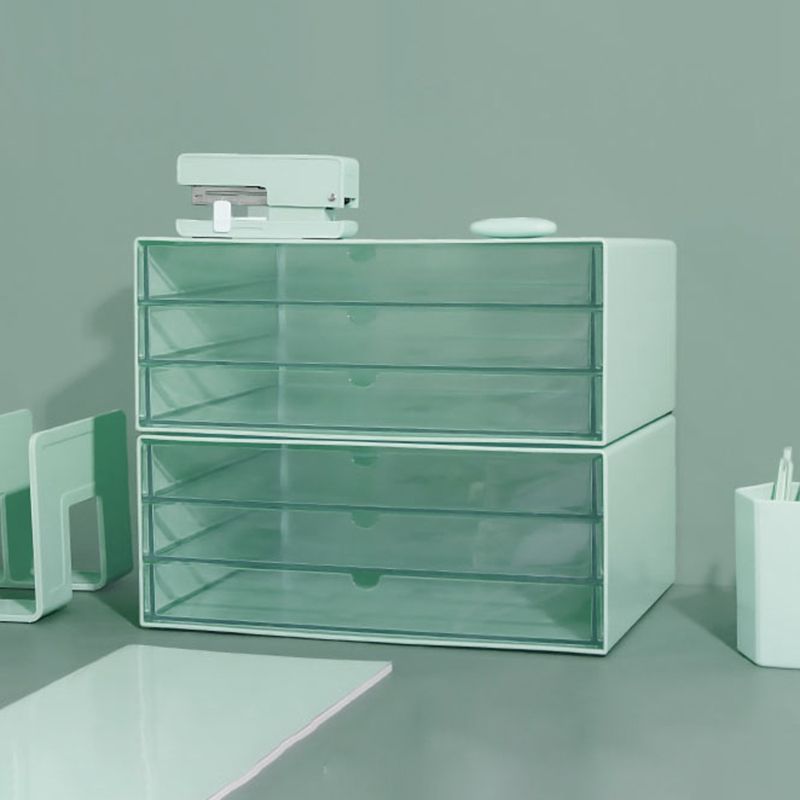 Modern Cabinet Acrylic with 3 Drawers File Cabinet for Home or Office