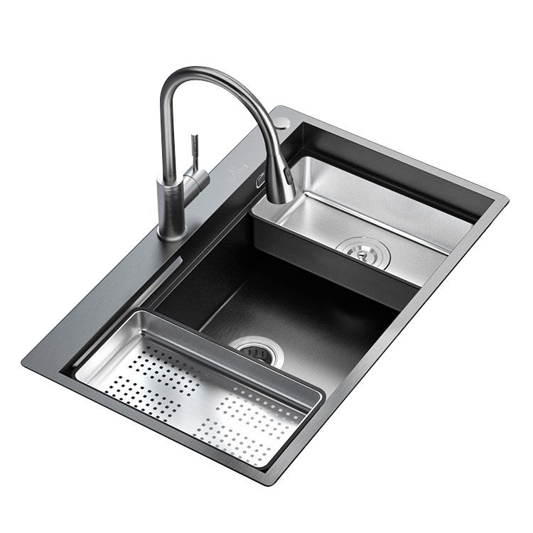 Modern Style Sink Stainless Steel Noise-cancelling Design Sink for Kitchen