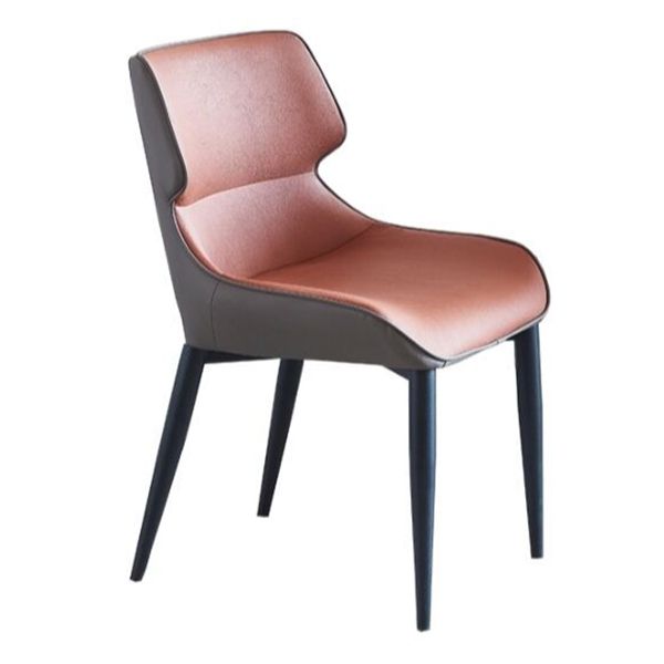 Contemporary Style Chair Arm Chairs for Kitchen with Metal Legs