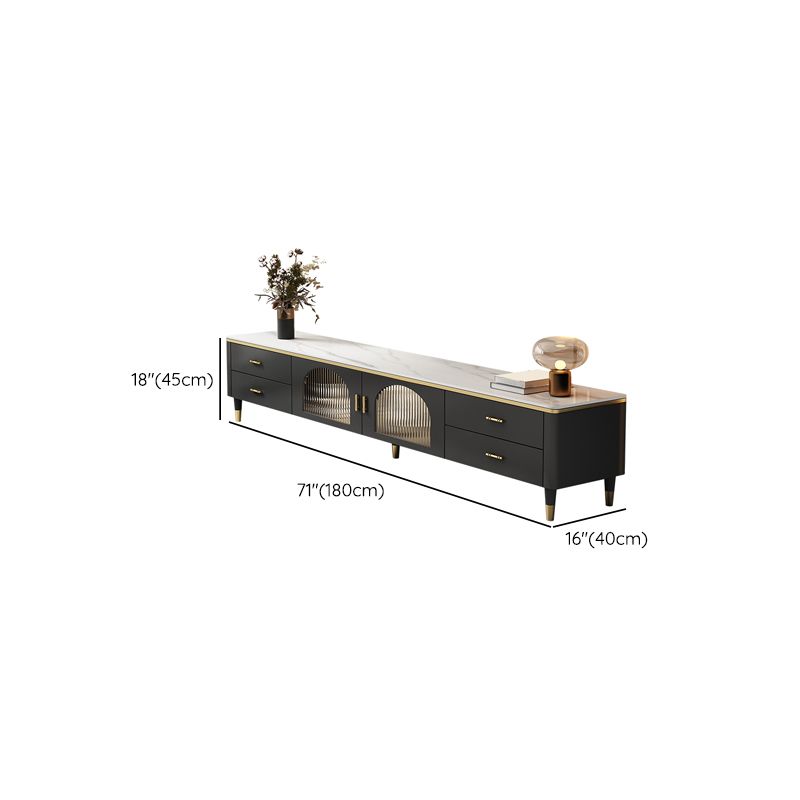 Stone TV Media Stand Console Modern TV Console for Living Room