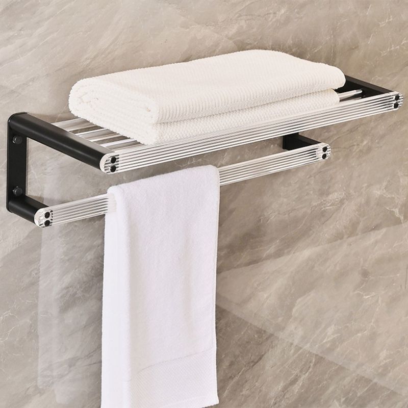 Modern Bathroom Accessory Kit Black Towel Bar Bath Shelf Bathroom Hardware Set