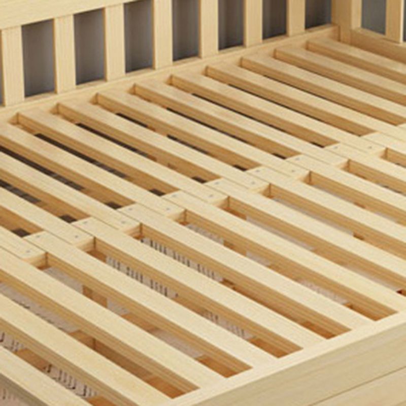 Solid Wood Slat Daybed with Mattress Modern Daybed with 2 Drawers