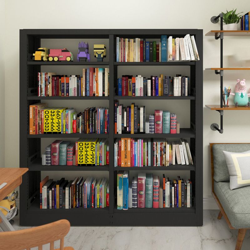 Modern Metal Bookcase Standard Bookshelf for Any Room 78.7"H