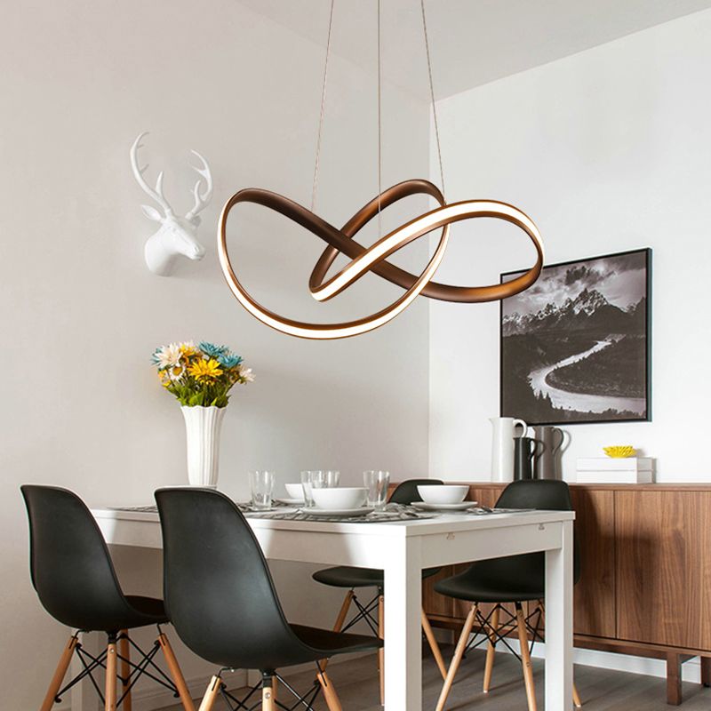 Twisting Living Room Chandelier Light