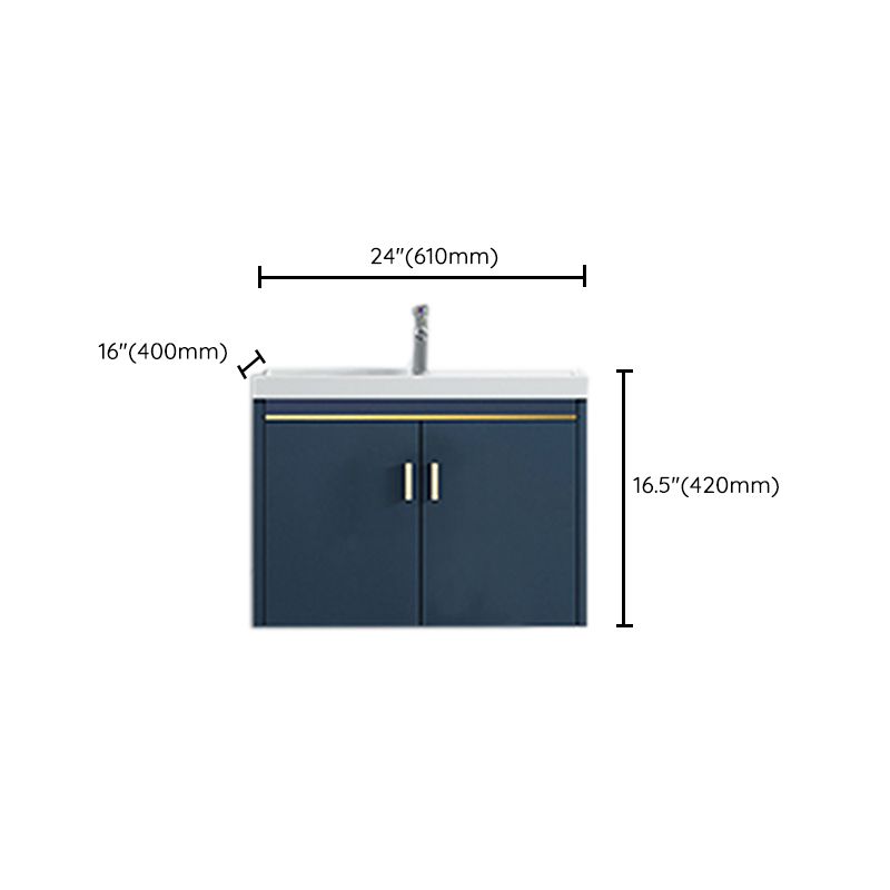 Modern Wall-mounted Bathroom Vanity Cabinet with Soft Close Door