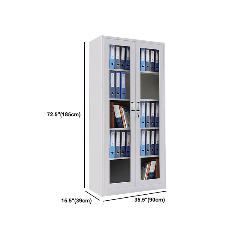 Modern Vertical Cabinet Metal File Cabinet with Storage Shelves