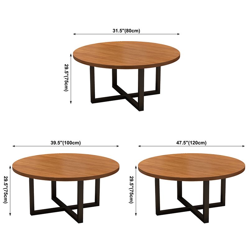 Muebles de estilo industrial Mesa de comedor de madera maciza para comedor