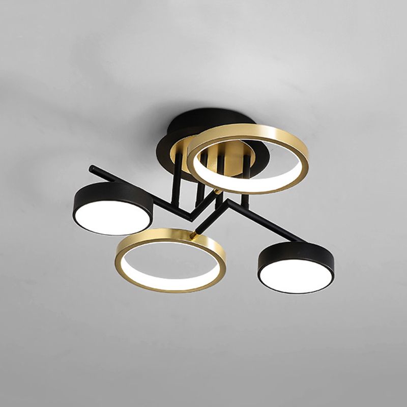 Modern Unique Shape Ceiling Mount Light Fixture Metal Ceiling Mounted Light