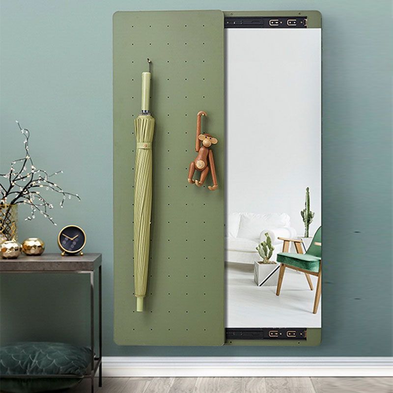 Wall-Mounted Hall Tree with Mirror Included Hall Stand for Living Room