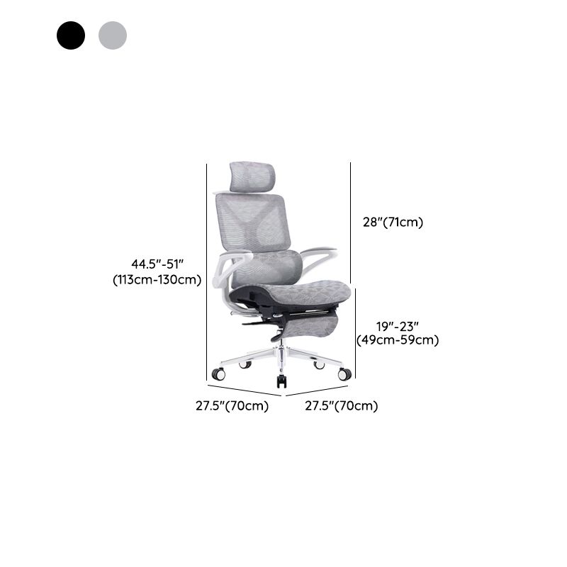 Modern Office Chair Removable Arms No Distressing Chair with Breathable Back