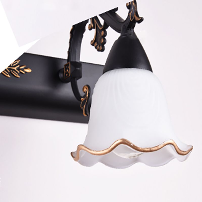 American Style Bell Shape Vanity SCONCE LICHTEN Glazen wand gemonteerde ijdelheid lichten