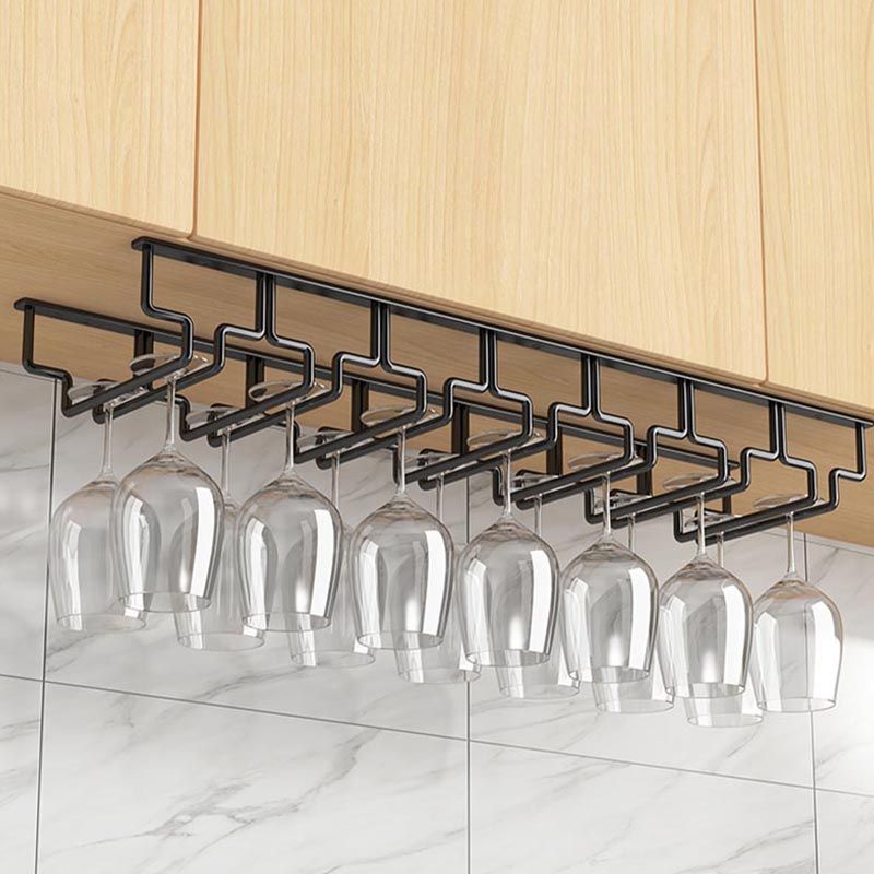 Contemporary Metal Glass & Stemware Holder Hanging Wine Glass Rack