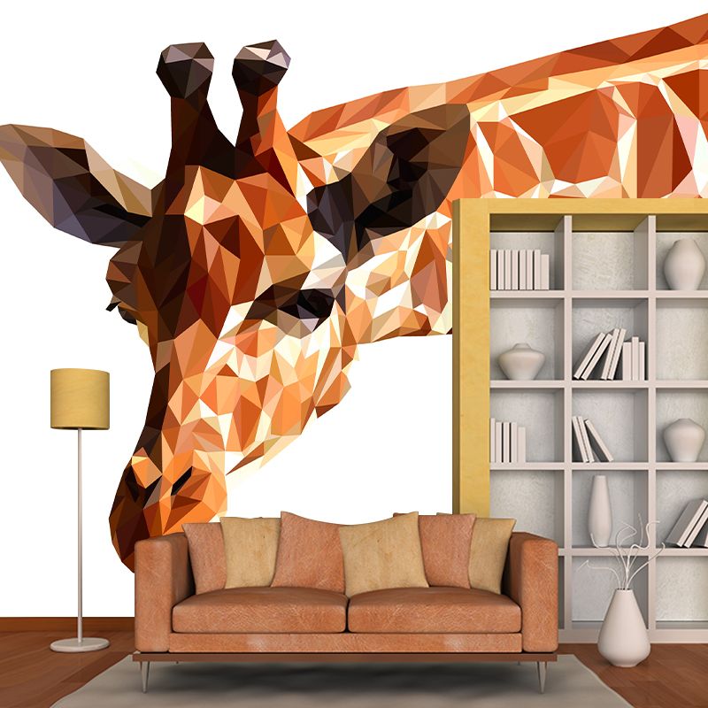 Potography Animals Geometric Wallpaper Living Room Wall Mural