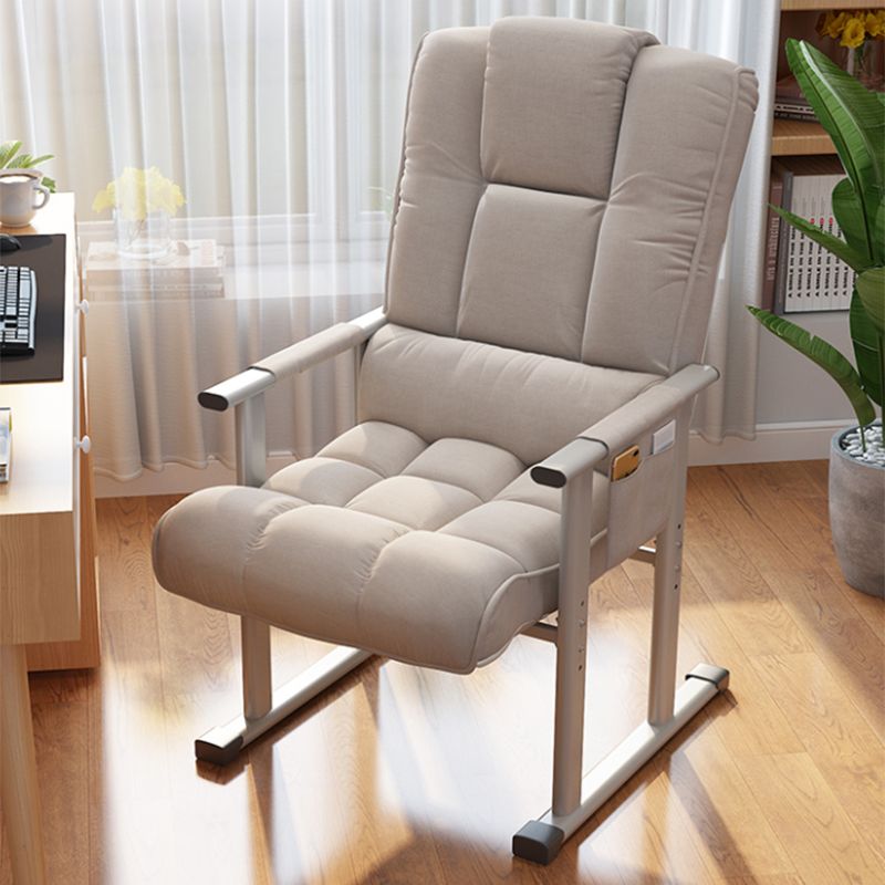 Contemporary Standard Recliner with Swivel Rocker and Tufted Back