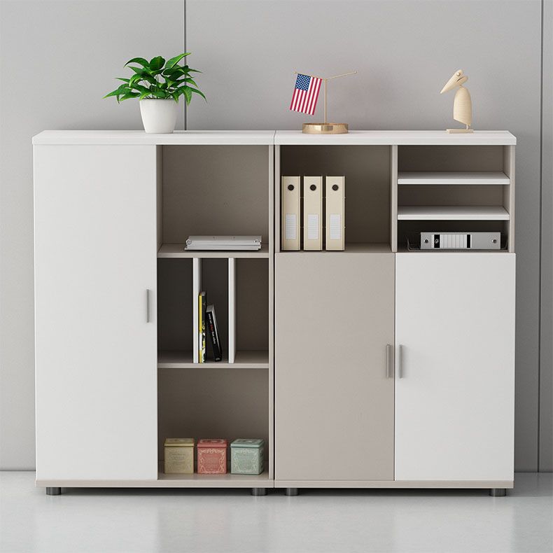 Scandinavian Style Lateral Filing Cabinet Wood File Cabinet for Home Office