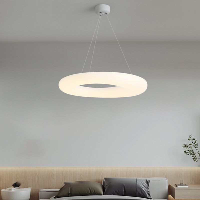 Metal Ring Chandelier Pendant Light Nordic LED Hanging Light Fixture