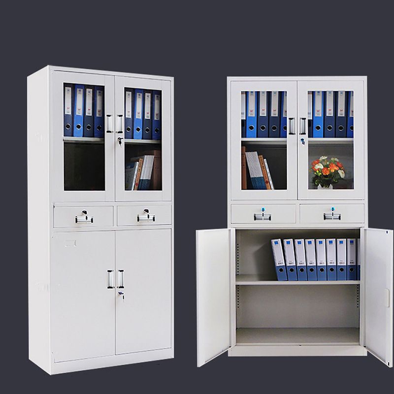 Modern Vertical Cabinet Metal File Cabinet with Storage Shelves