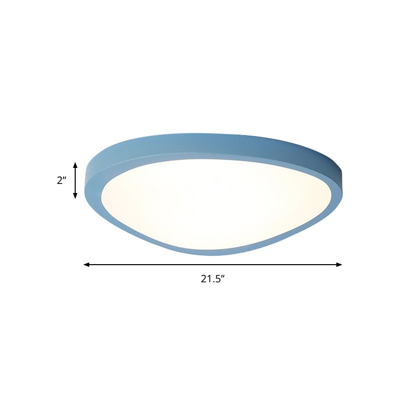 Plafoniera da soffitto a LED a triangolo in acrilico Lampada da soffitto color caramello Macaron Loft