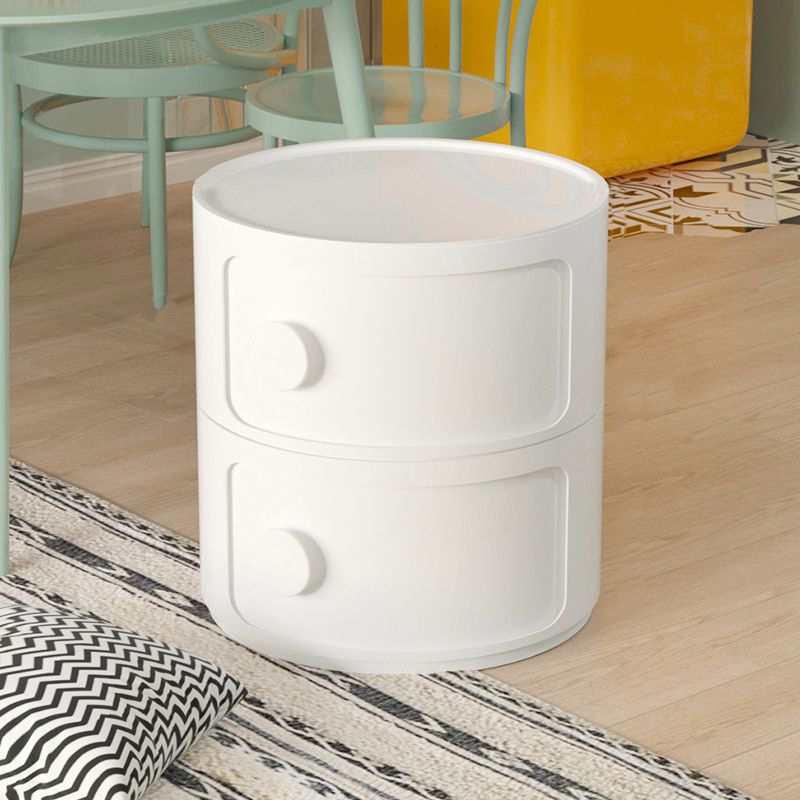 Modern Creative Bedside Cabinet Plastic Nightstand for Living Room