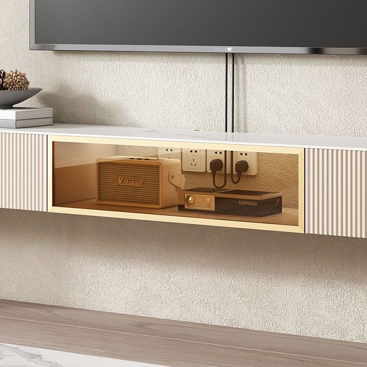 Contemporary Media Console Floating TV Media Stand for Living Room