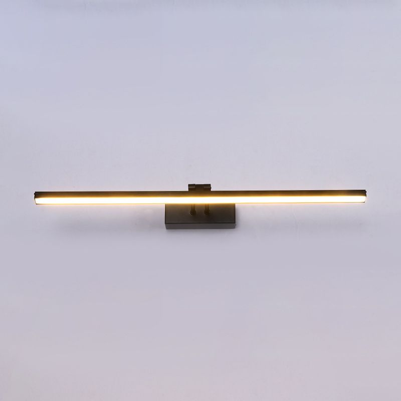 Metalen lineaire ijdelheid muur sconce moderne stijl 1 licht ijdelheid spiegellichten