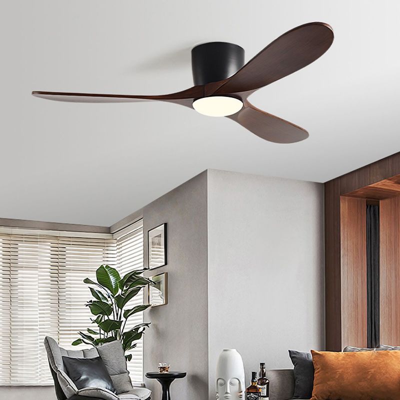 Modern Colorful Ceiling Fan Light Fixture Simple LED Ceiling Lamp for Bedroom